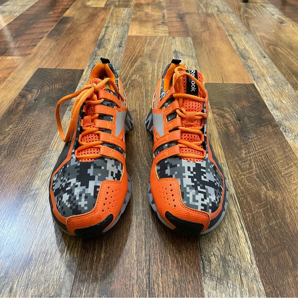 Reebok Orange Zig Tech Shoes